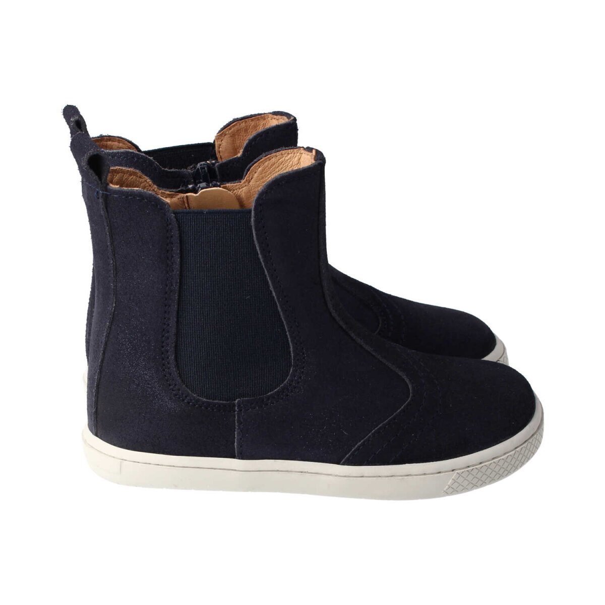 ML4110-2 glitter navy CHELSEA-CITY nappa leather zipper Weite/M