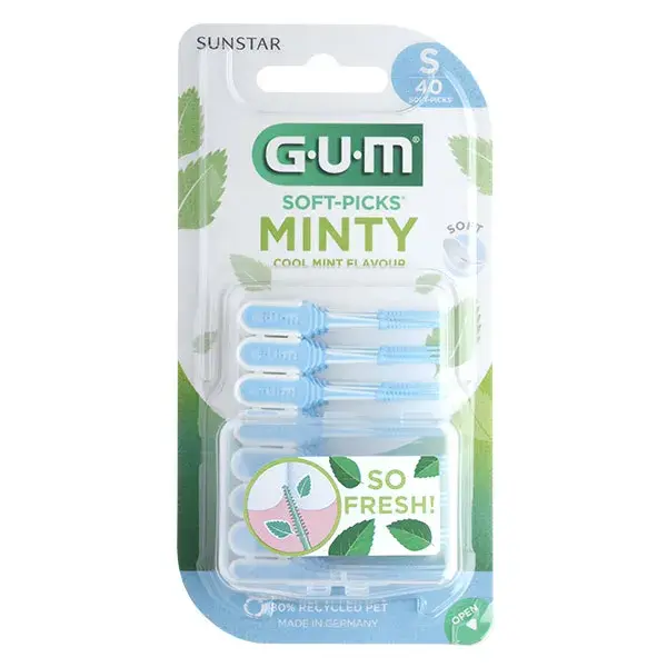 Escovas interdentais pequenas Gum Soft Picks Original (40 unidades)