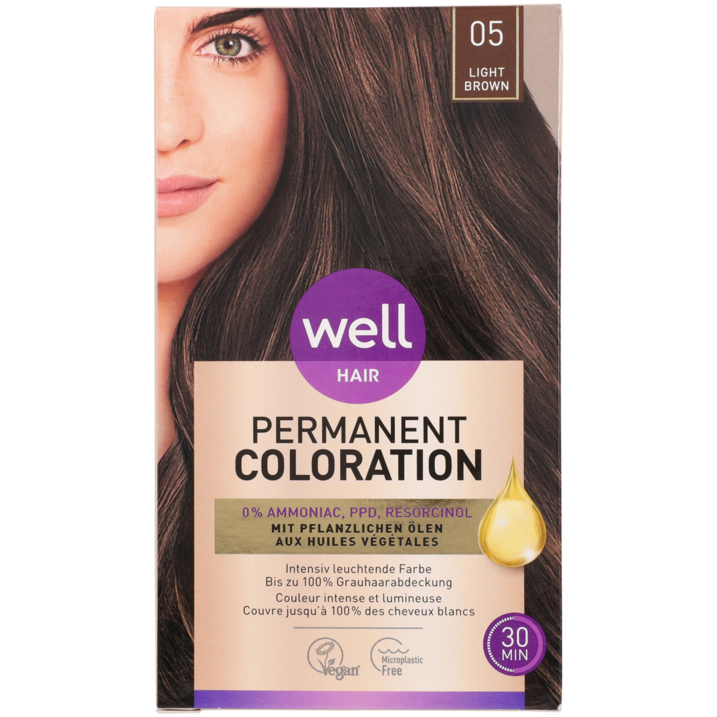well Coloration Haarfärbung Braun
