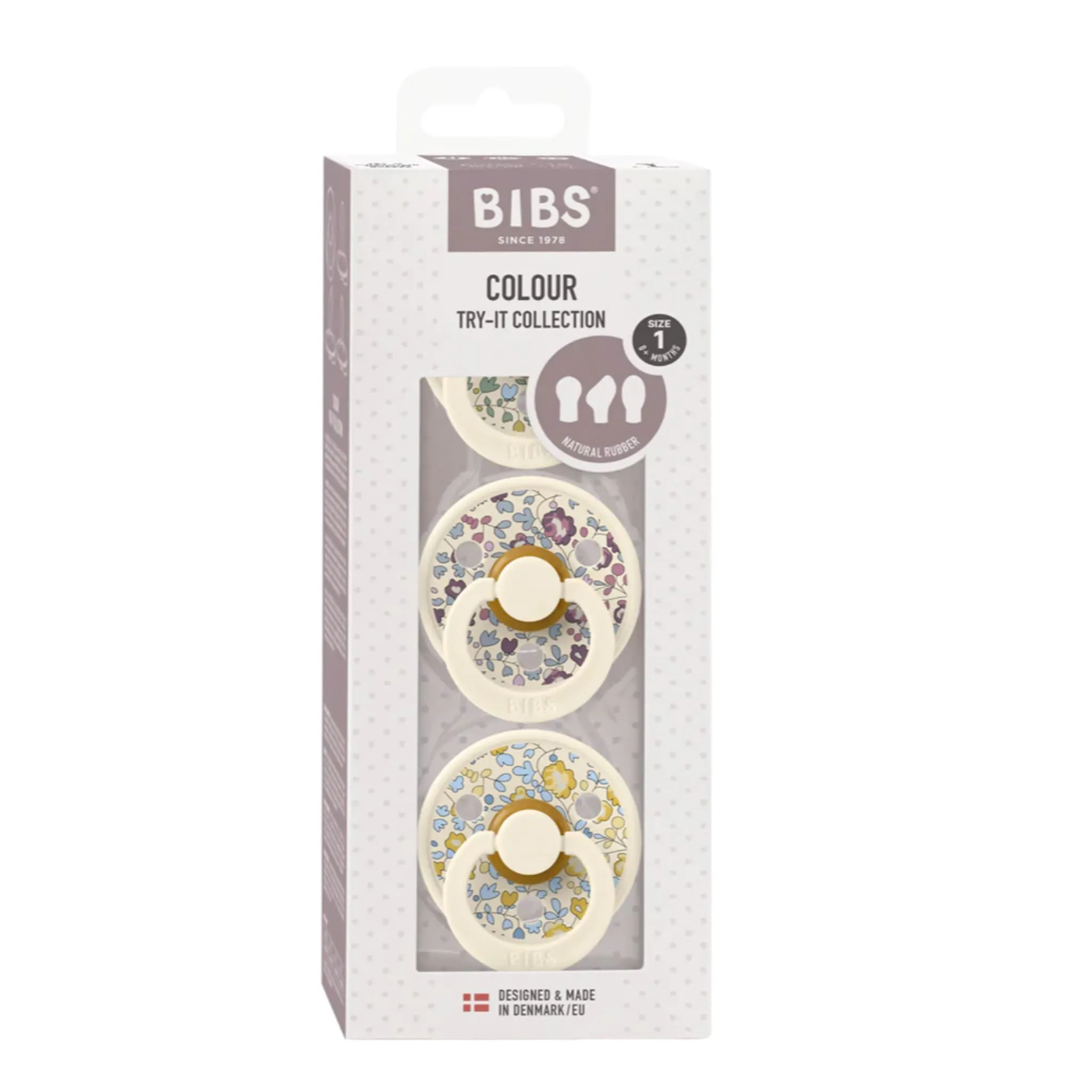 Bibs Ensemble Suces 0-6mois Paquet de 3 Collection Try-it - LIBERTY (Grandeur 1)