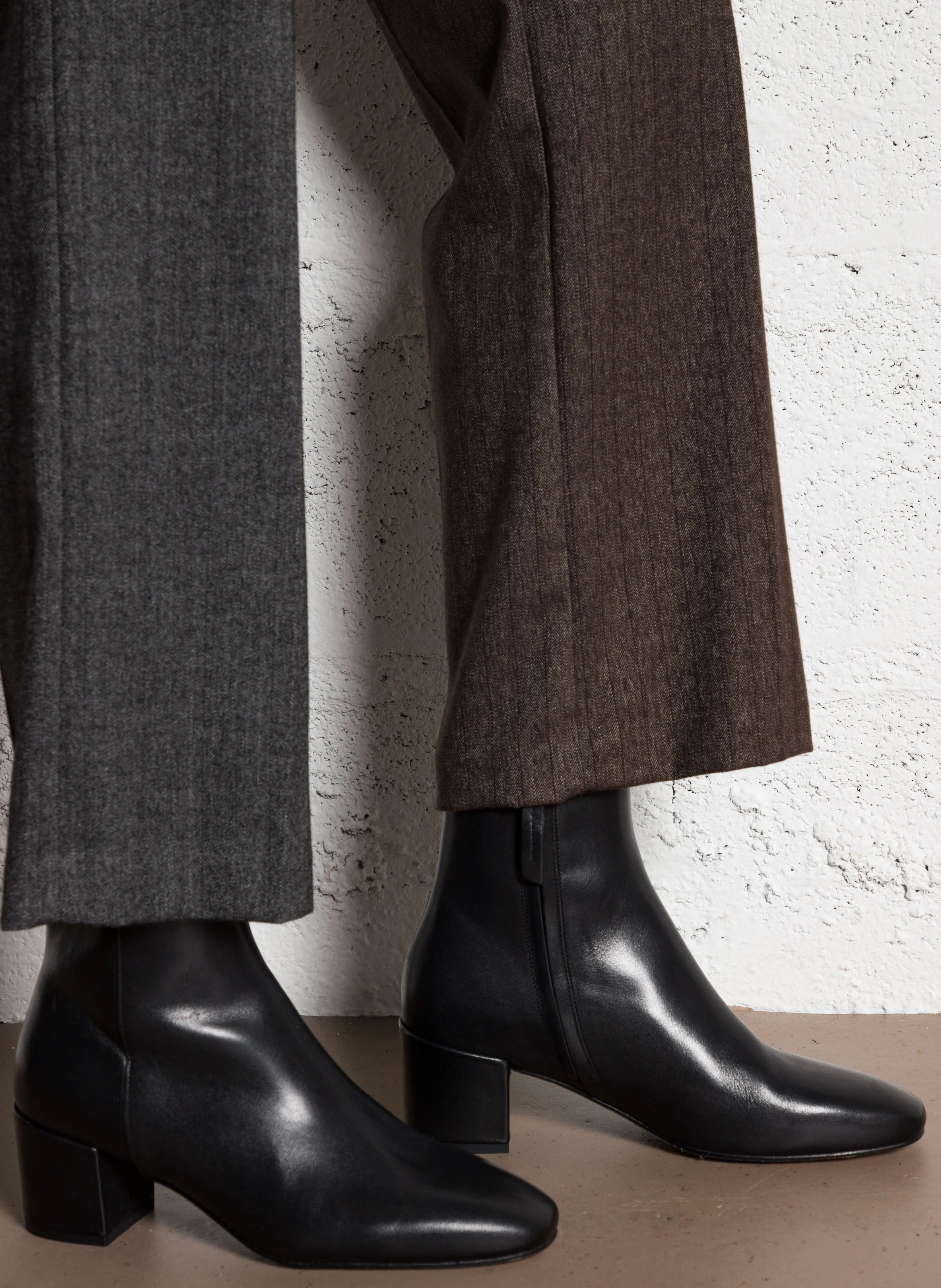 DEKA - Bottines en cuir | Noir