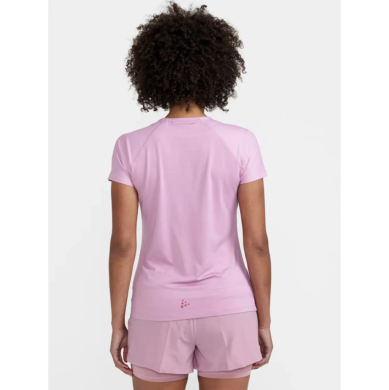 Craft ADV Essence Hardloopshirt Korte Mouwen Roze Dames