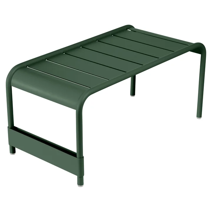 Fermob - Luxembourg breiter niedriger Tisch / Gartenbank, gewittergrau