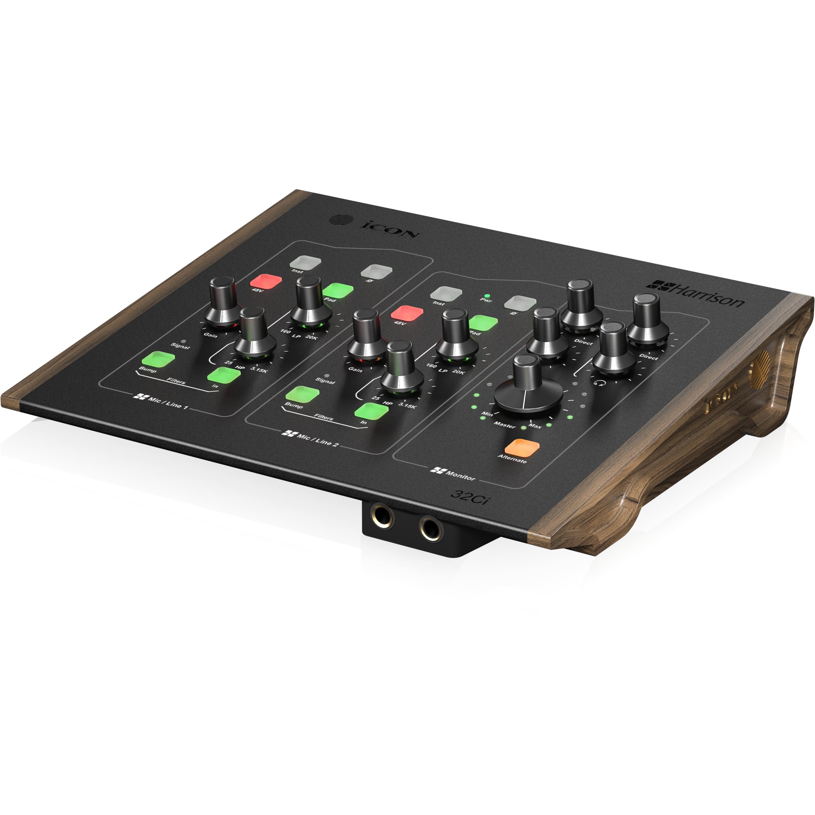 iCON 32Ci USB audio interface met Harrison microfoon preamps