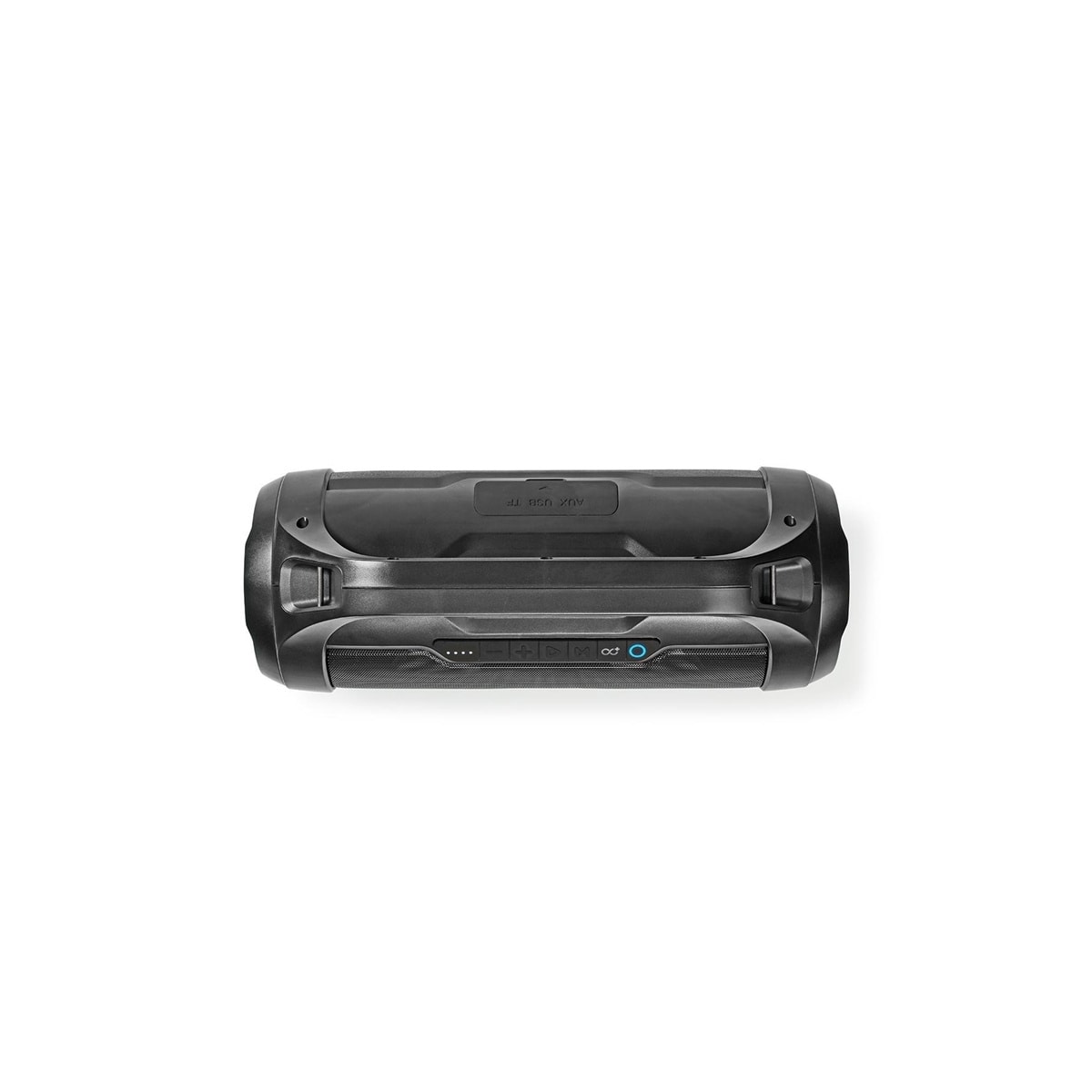 Nedis Bluetooth® Party Boombox | 6 timer | 2.0 | 120 W | Media avspilling: AUX / Micro SD / USB | IPX5 | Linkable | Bære håndtak | Party lys | Sort
