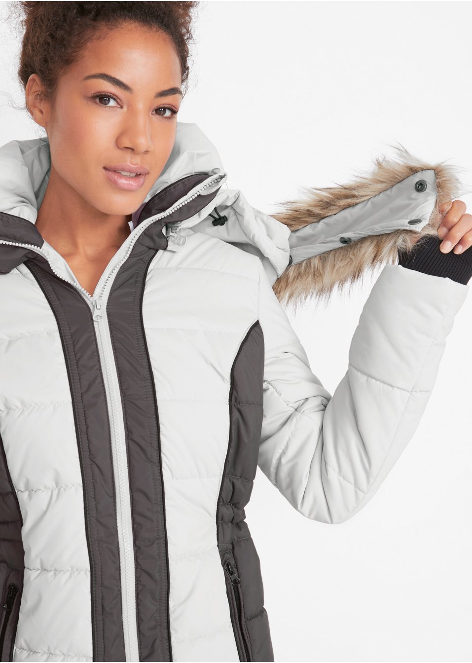 Manteau outdoor avec polyester recyclé