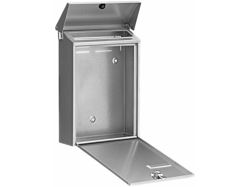 Burgwächter Briefkasten DAILY 5861 E Silber Briefkasten