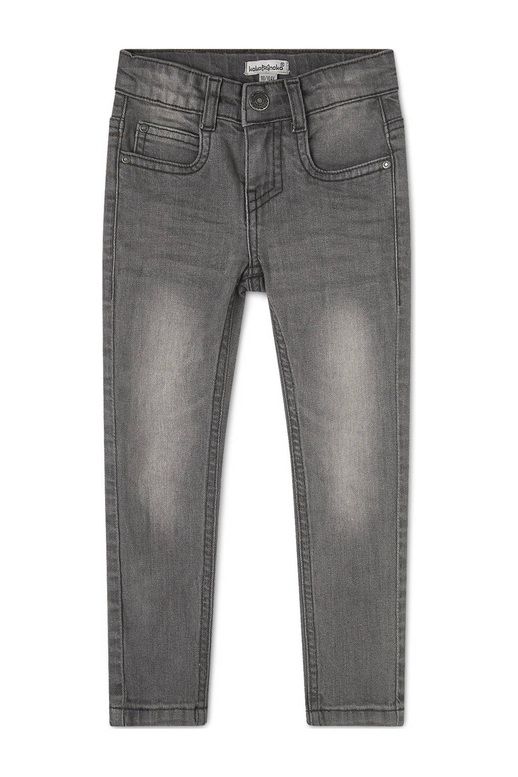 Koko Noko slim fit jeans Nox grijs stonewashed