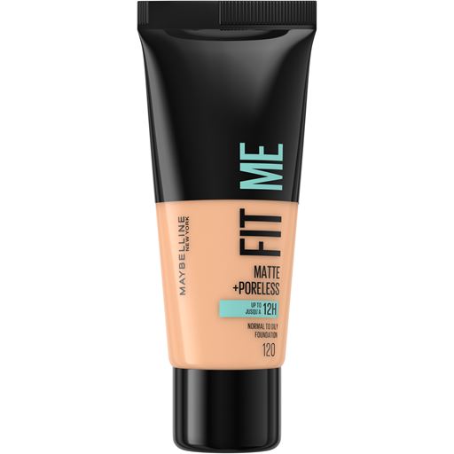Maybelline Fit Me Matte   Poreless Foundation, 120 Classic Ivory