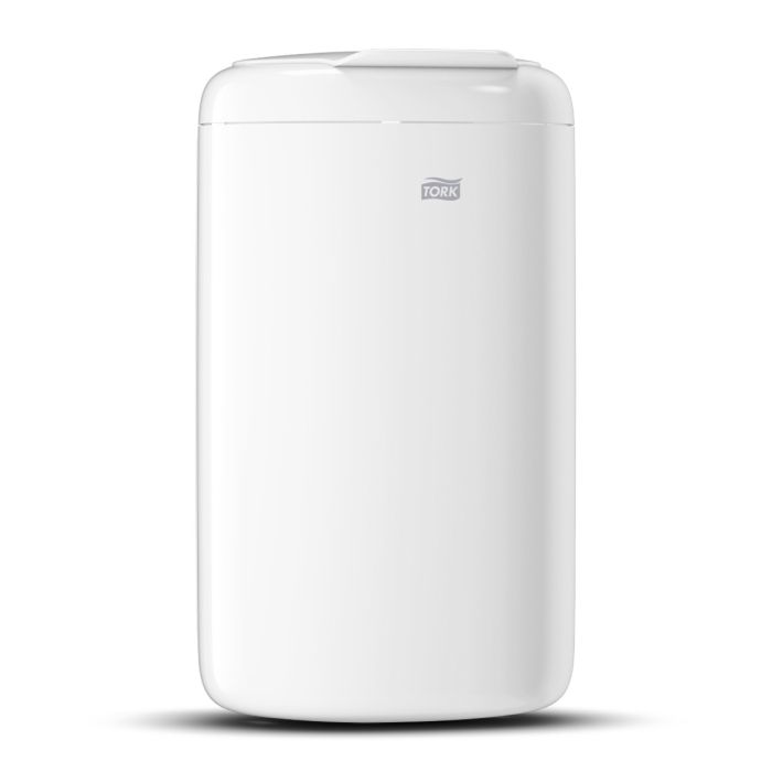 Tork 564000 B3 afvalbak 5 liter met deksel wit plastic mini bin tork (564000)