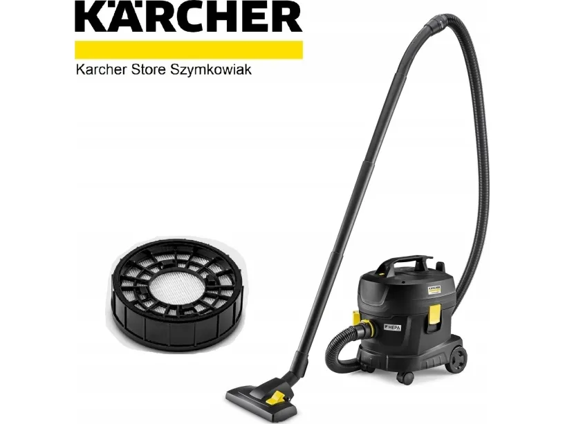 Kärcher Professional T 11/1 Classic HEPA Re!Plast - Støvsuger - beholder - pose - sort