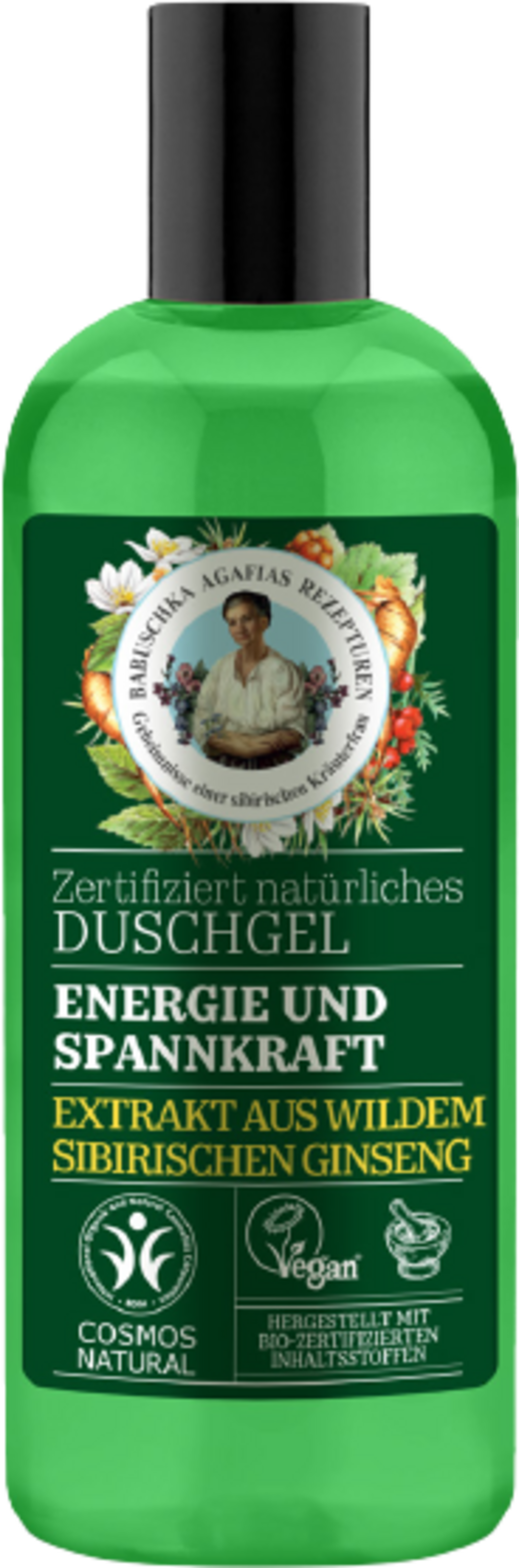 Green Agafia  Duschgel Energie & Spannkraft, 260 ml