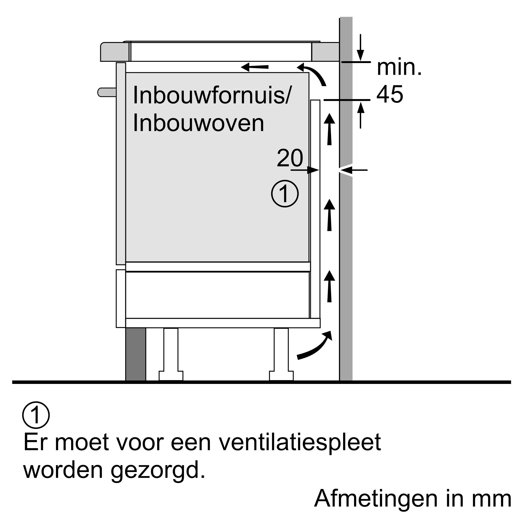 Serie 6 Inductiekookplaat 80 cm opbouwmontage zonder rand