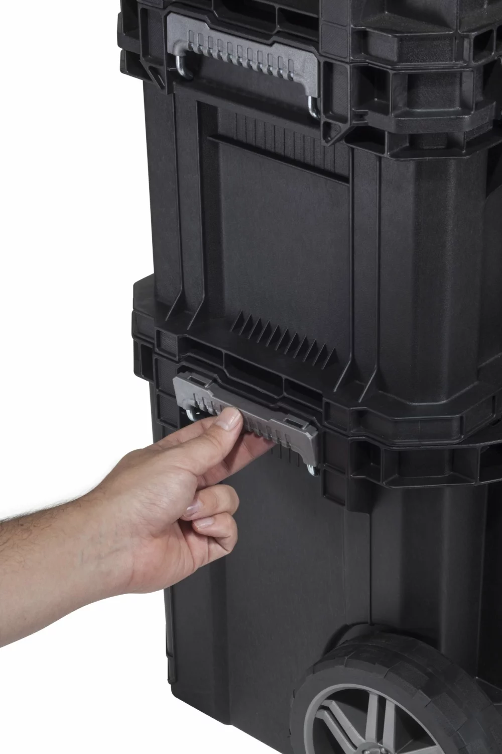 Keter 238273 Connect mobiele Gereedschapskist set - 3-delig - Zwart