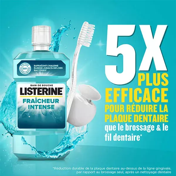Listerine Freshness Enxaguante Bucal Diário Frescor Intenso 500ml