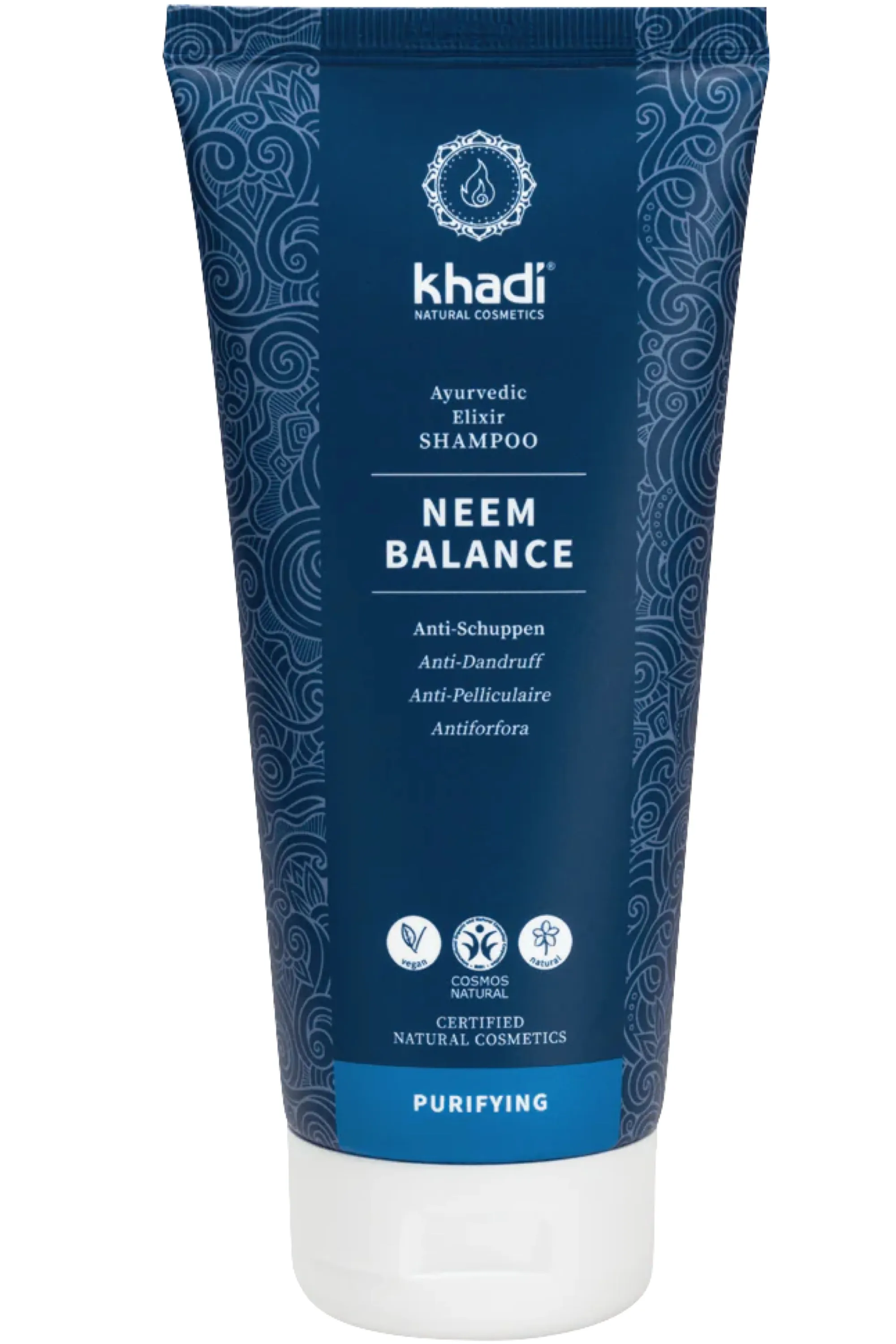 KHADI Shampoing  Neem Balance pour cuirs chevelus sensibles-200 ml