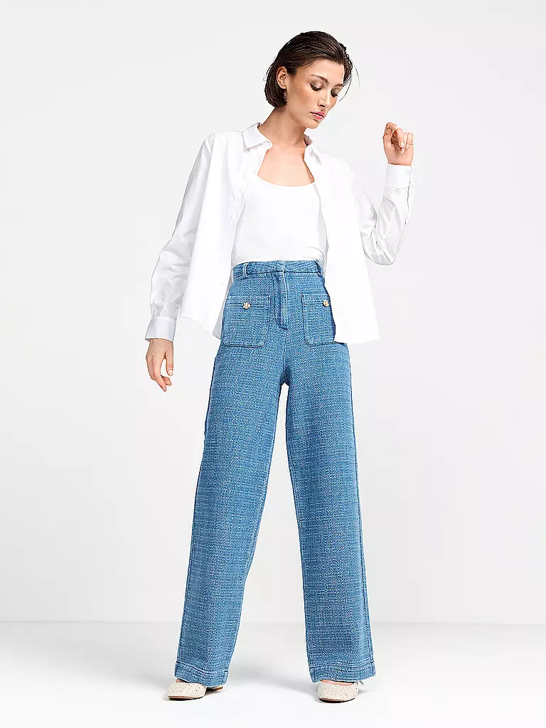 RICH & ROYAL Culotte blau