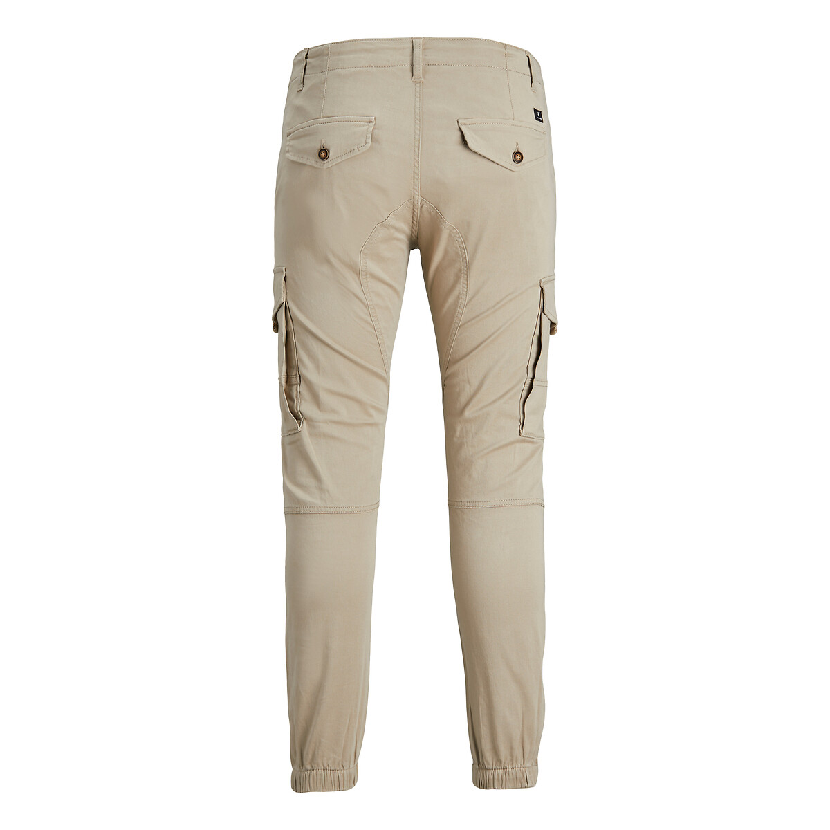 JACK & JONES<br>Calça cargo, modelagem slim stretch Paul Flake