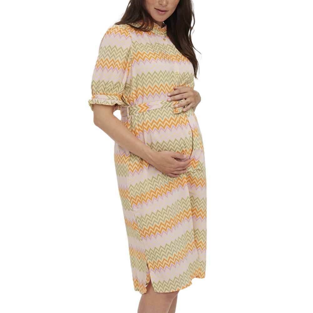 Vero Moda Maternity Robe de Grossesse Beige Femme Vero Moda Marternity Modga