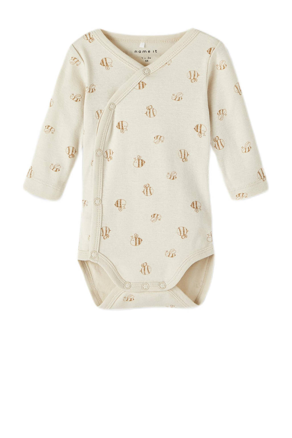 NAME IT romper NBNBODY - set van 2 ecru/wit