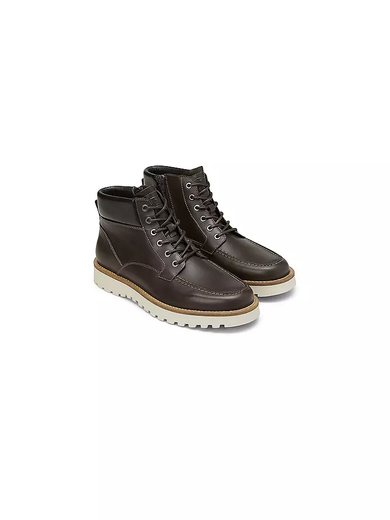 MARC O'POLO Schnürboots braun