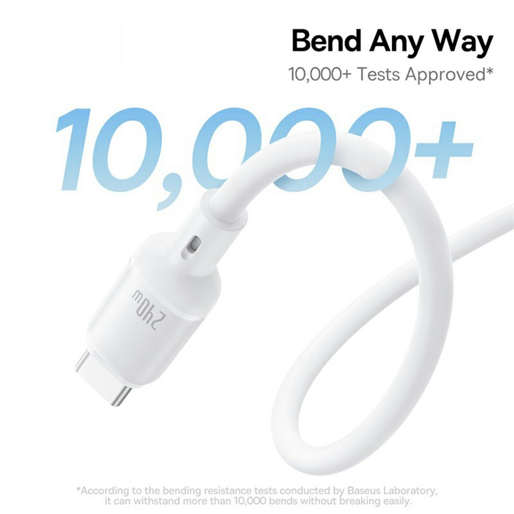 (1m) 240W PicoGo USB C auf USB C Magnet Ladekabel Power Delivery Datenkabel - Weiss