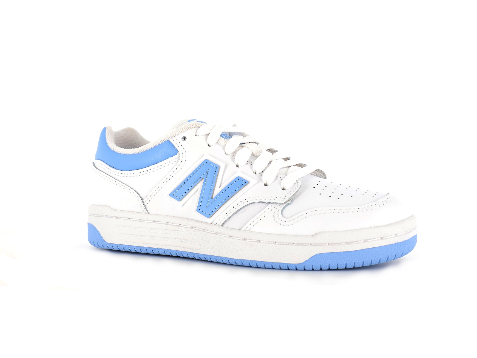 New balance a-BB480LTC Matières combinées Blanc Bleu