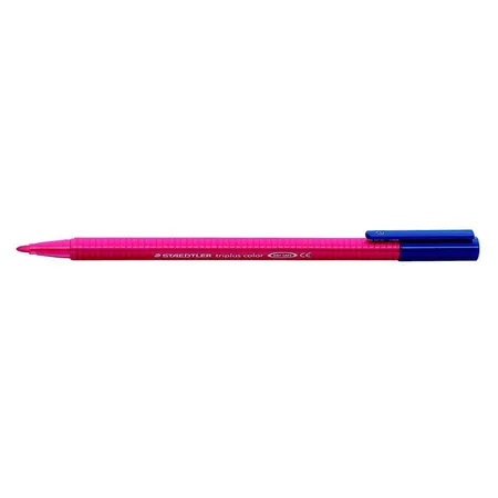 STAEDTLER® 323-23 triplus color Fasermaler, dreikant, bordeauxrot