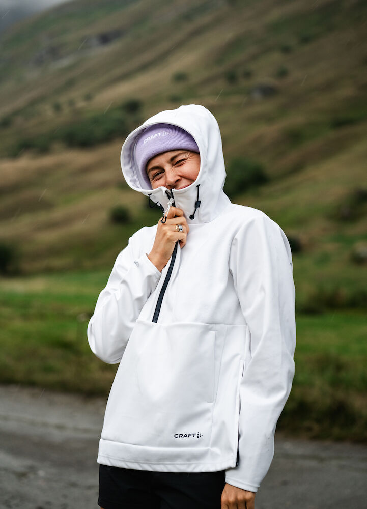 NOR ADV Backcountry Anorak Dame White/Blaze