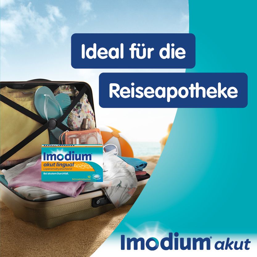 Imodium® akut lingual Schmelztabletten - bei akutem Durchfall