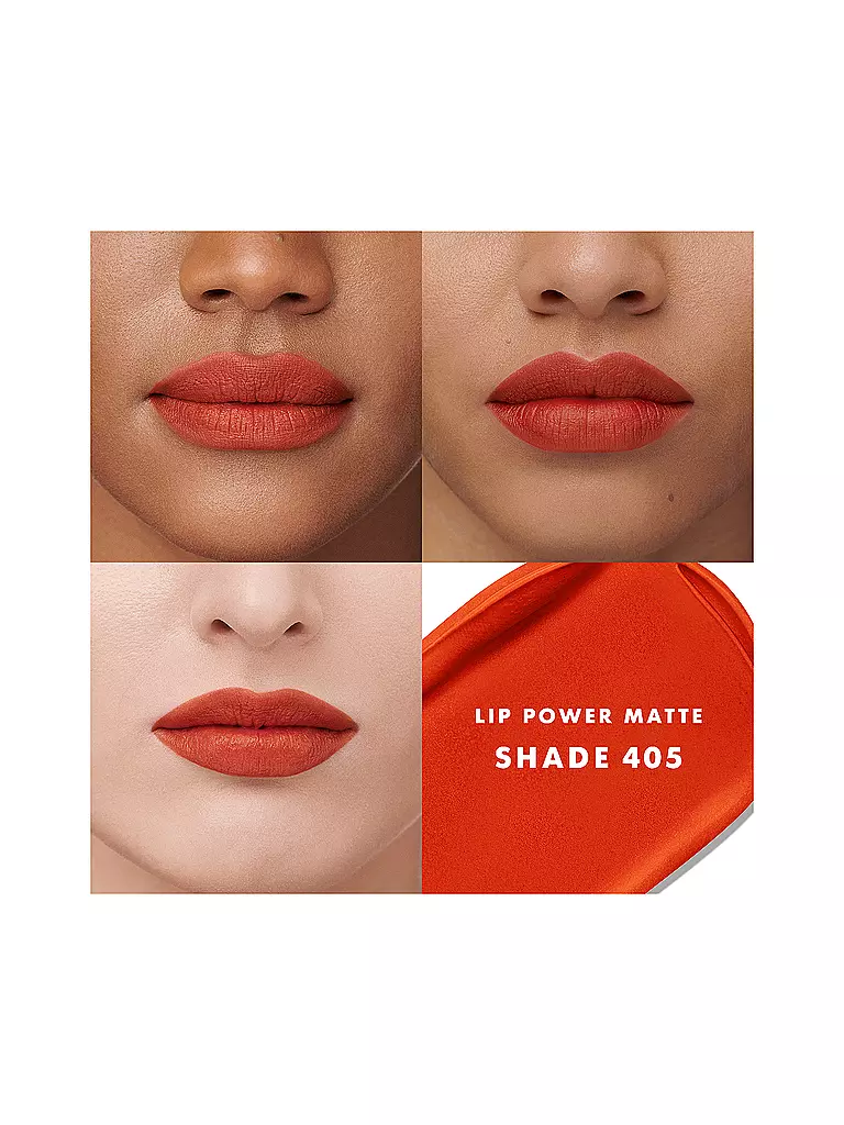 GIORGIO ARMANI COSMETICS Lippenstift - Lip Power Matte (405) dunkelrot