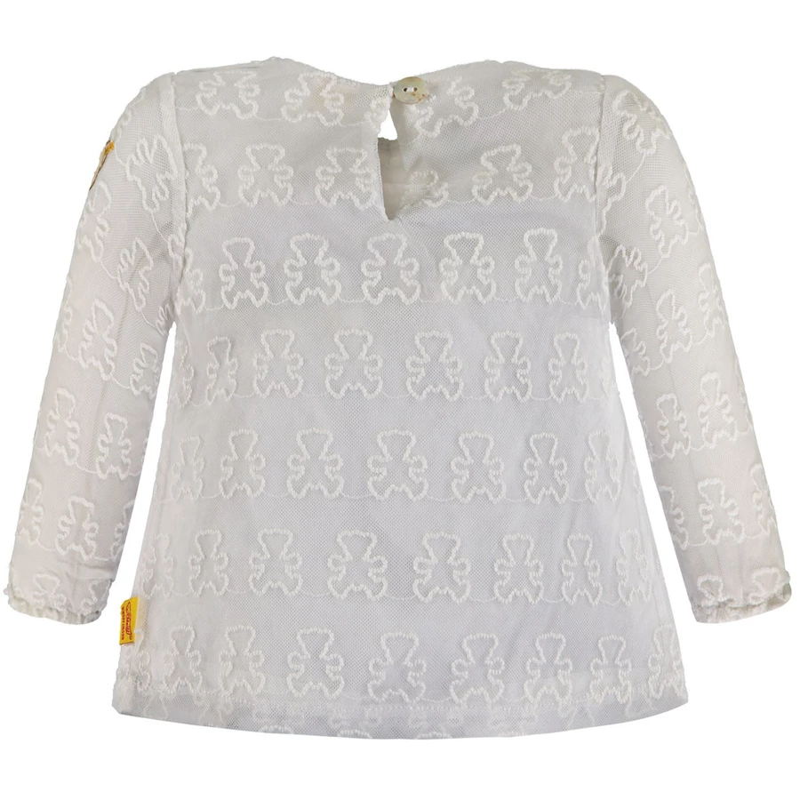 Steiff Girls Bluse, weiß