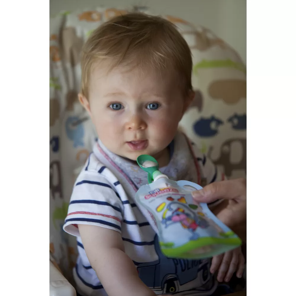 Fill n Squeeze Refill Baby Food Pouches - 10 stk.