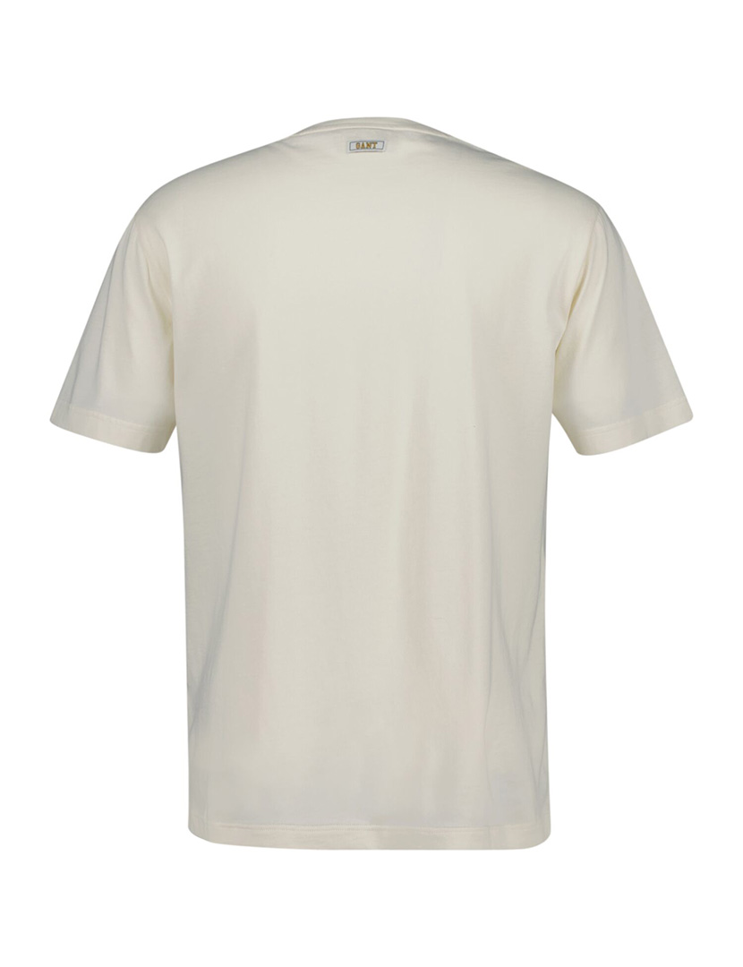 Graphic Crest T-Shirt Beige