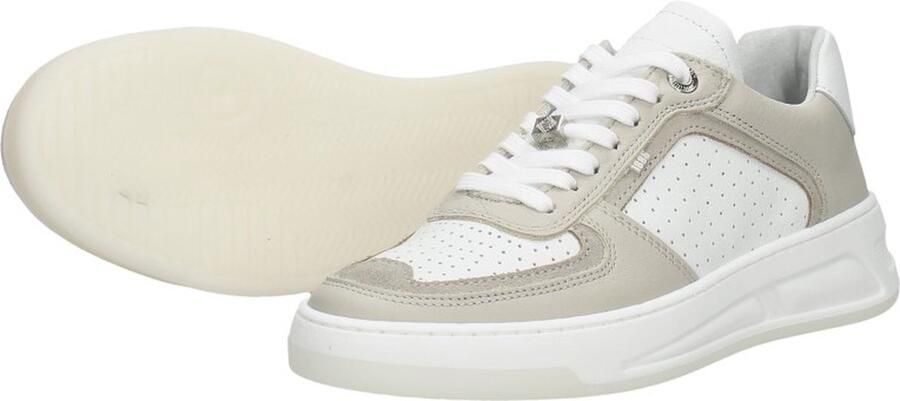 Bronx Witte Lage Sneakers Old Cosmo 66425
