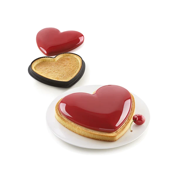 Kit tarte en silicone Mon Amour Silikomart