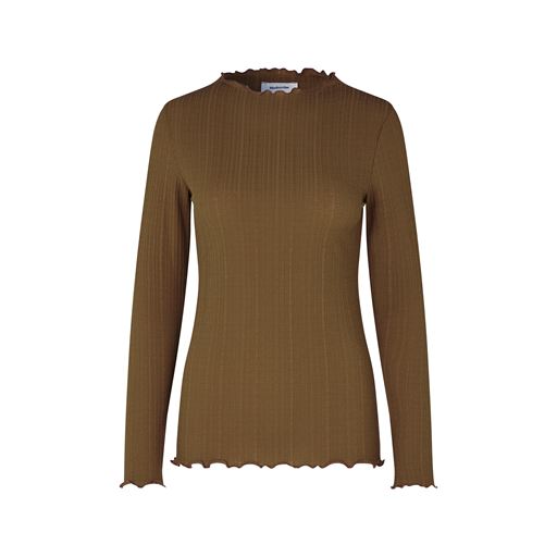Modström OasisMD T-neck Bluse, Breen S