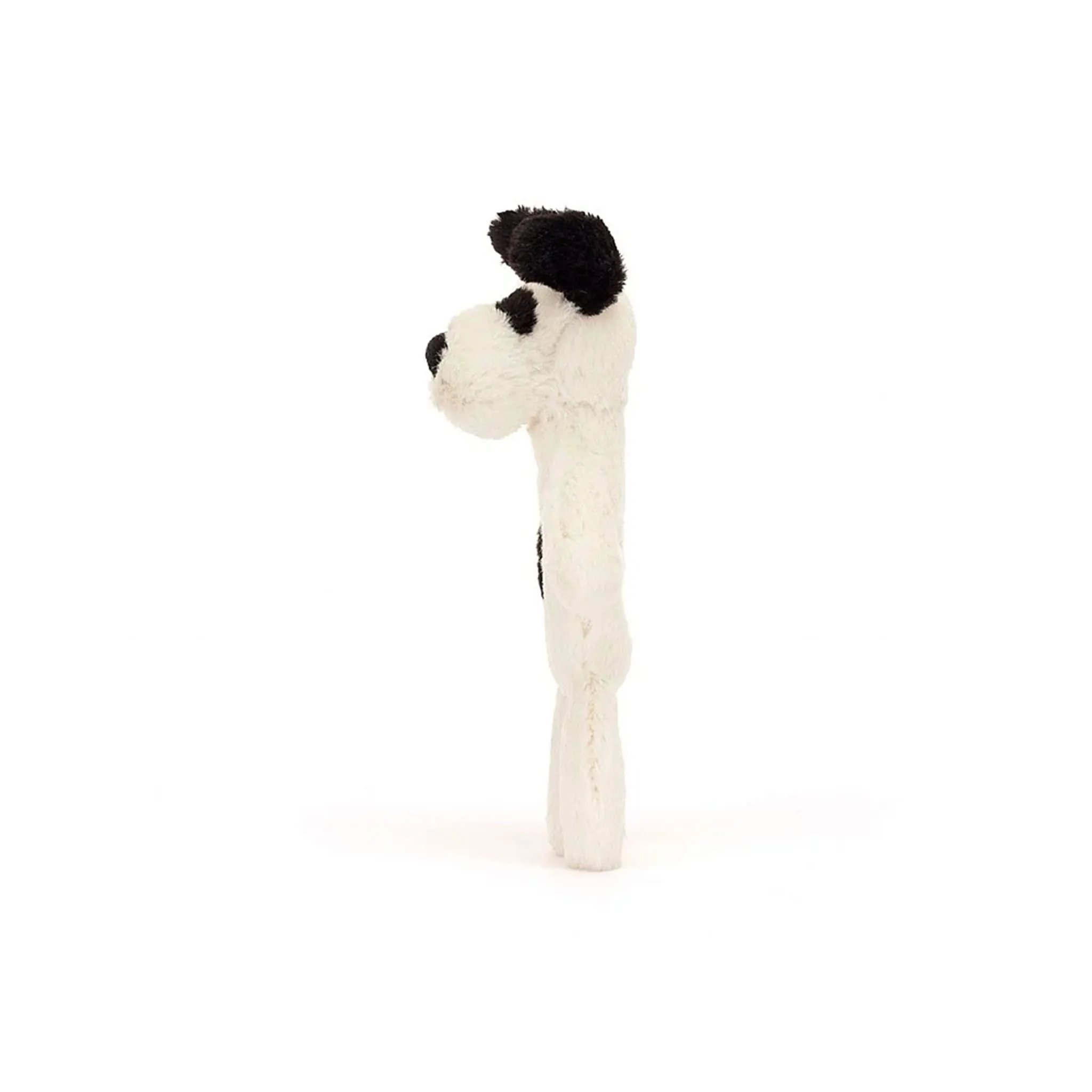 Jellycat Peluche Hochet Chiot Noir & Crème