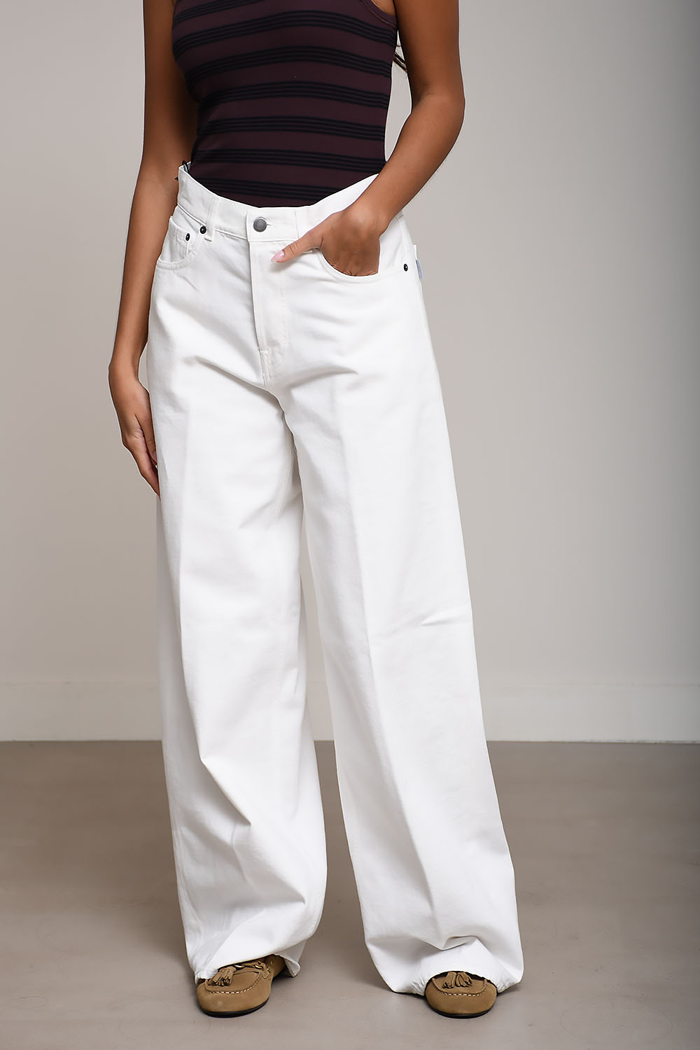 Bethany denim wide leg jeans