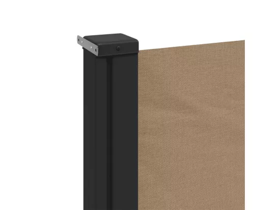 Auvent latéral rétractable taupe 120x500 cm