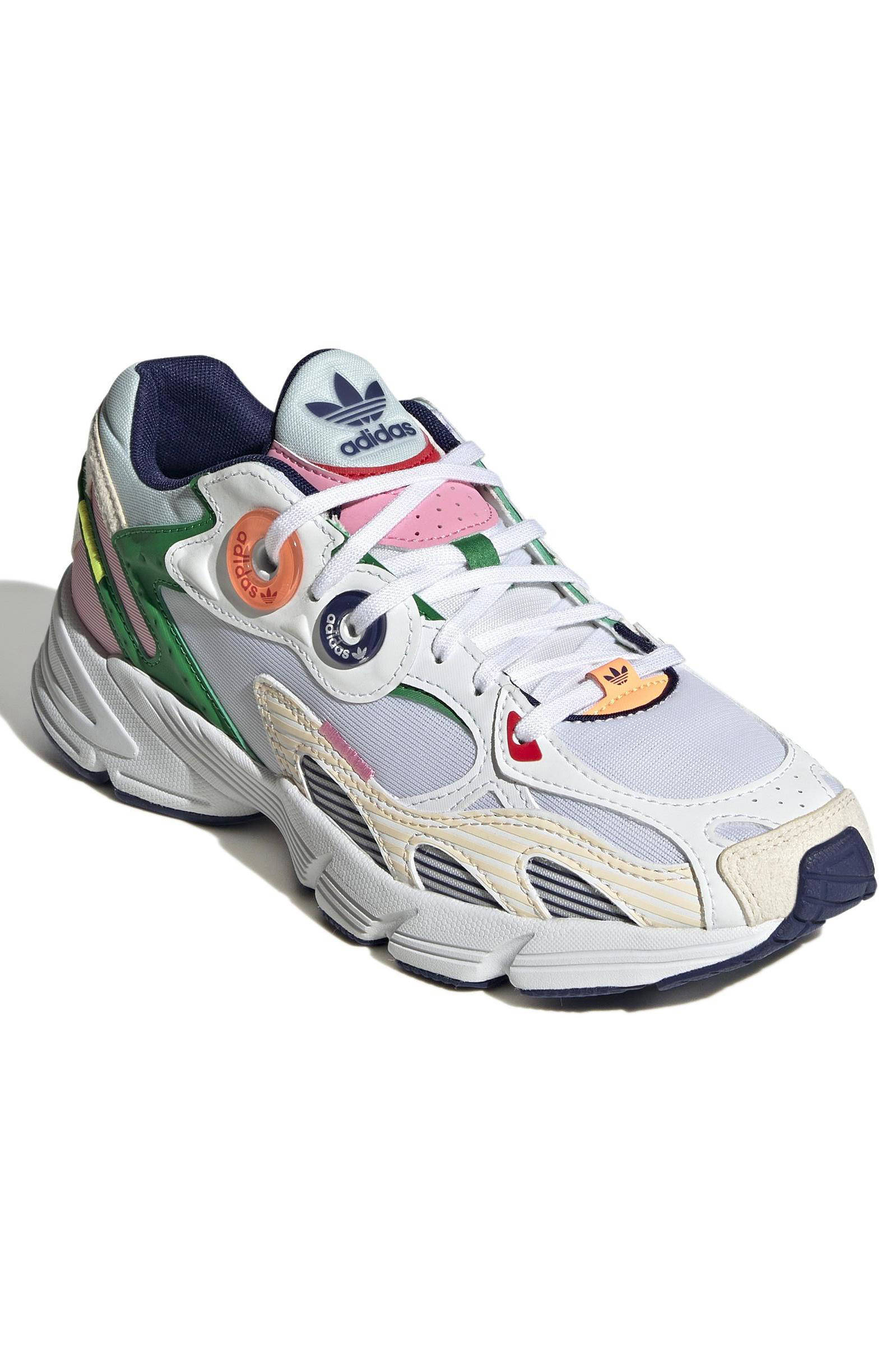 adidas Astir  sneakers wit/groen/roze/geel