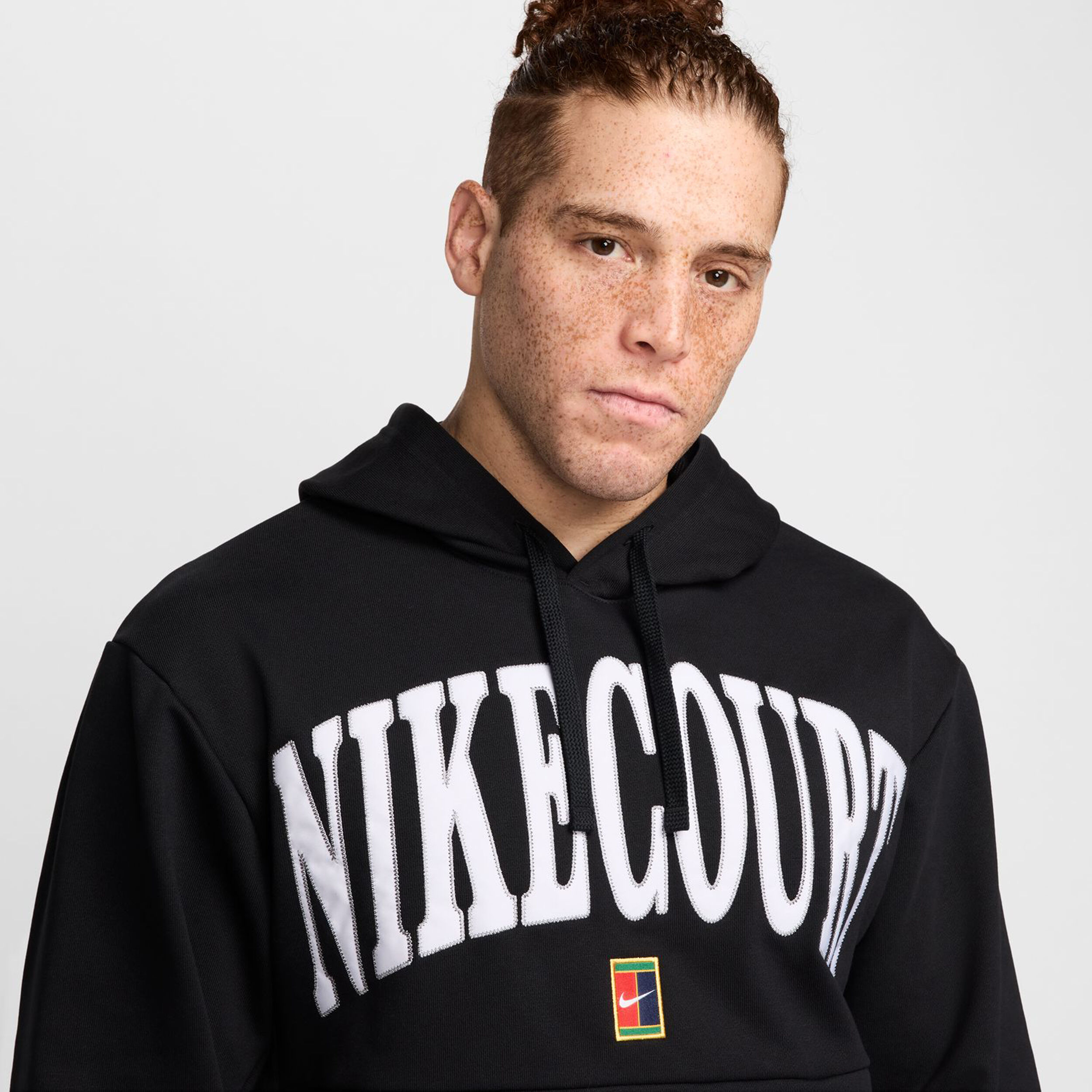 Nike Dri-Fit Fleece Heritage Sweat À Capuche Hommes - Noir , Blanc