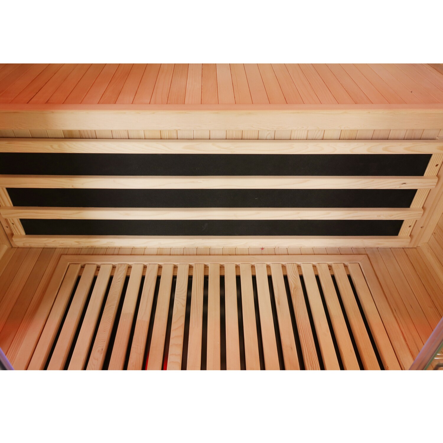 Dewello® Infrarotkabine Infrarotsauna SALTCOATS 135cm x 105cm inkl. 4 Vollspektrumstrahler, 4 Karbonstrahler, 2 Personen