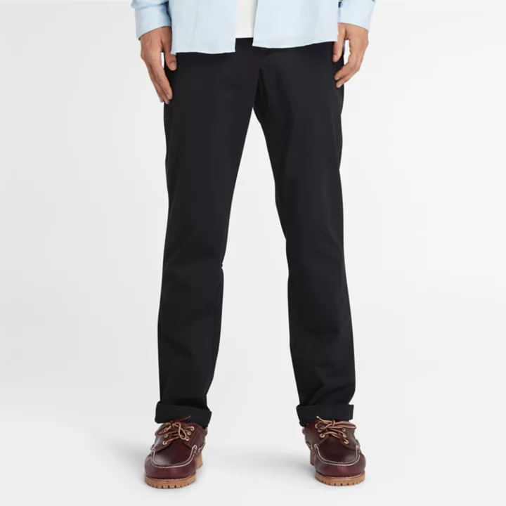 Pantalon chino stretch Sargent Lake pour homme en noir