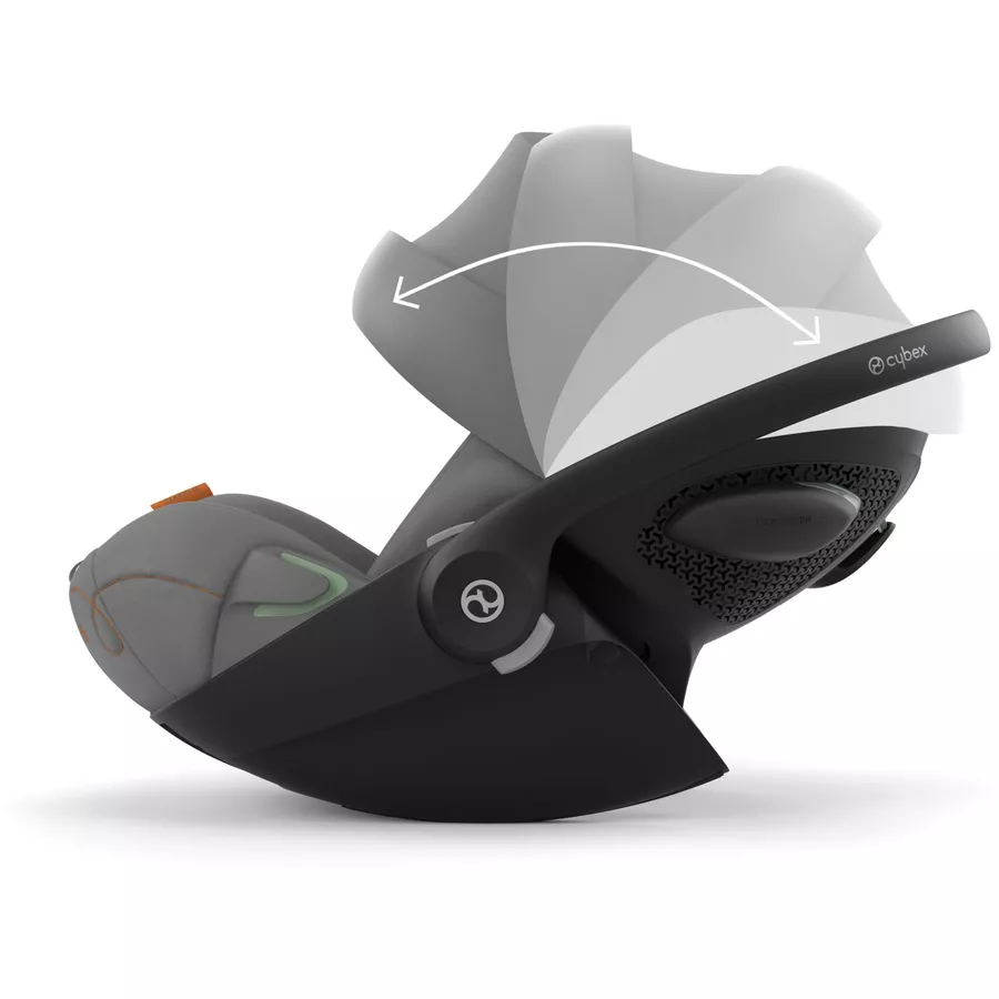 cybex GOLD Kindersitz Set Reboarder Sirona G inklusive Babyschale Cloud G inklusive Basisstation Base G Lava Grey
