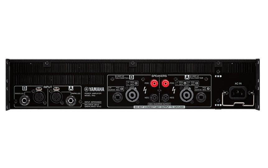 Endstufe PX 8 - 2x 1050 W<br>Digitaler 2-Kanal-Leistungsverstärker für Live-Beschallung und Installation
