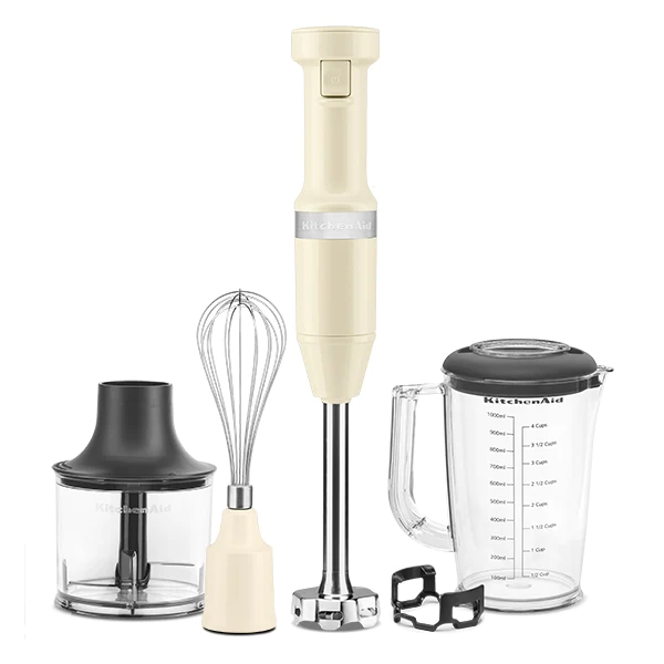 Mixeur plongeant 5 vitesses 180 W crème Kitchenaid 5KHBV83EAC Kitchena