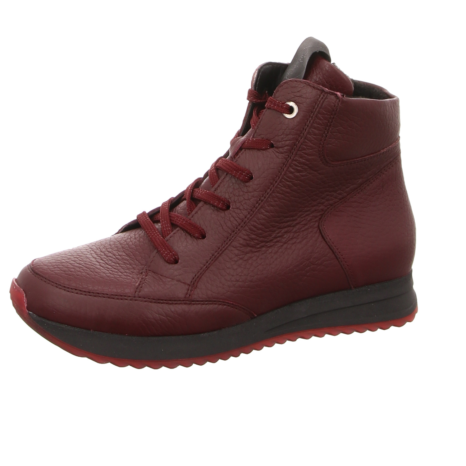 Waldläufer Schnürstiefel rot
