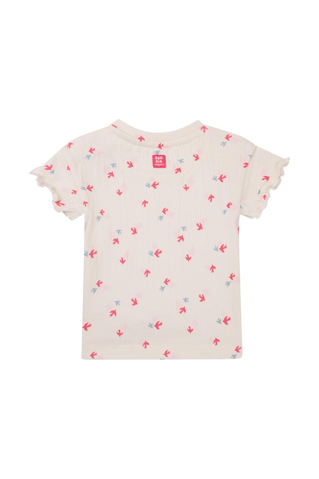 Noppies Baby T-shirt Moapa - Animals pattern Off white