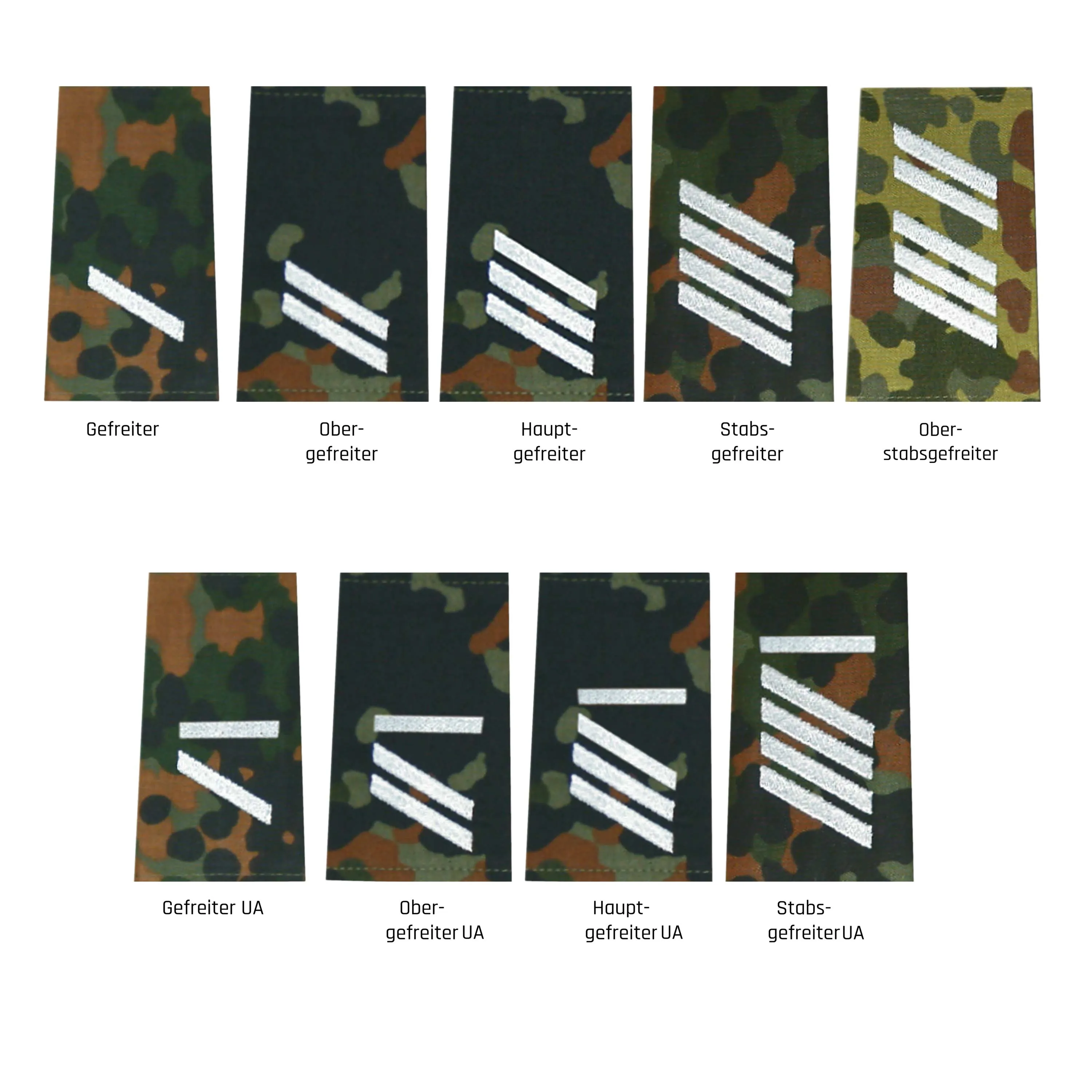 Diverse -  BW Rangabzeichen Heer Flecktarn